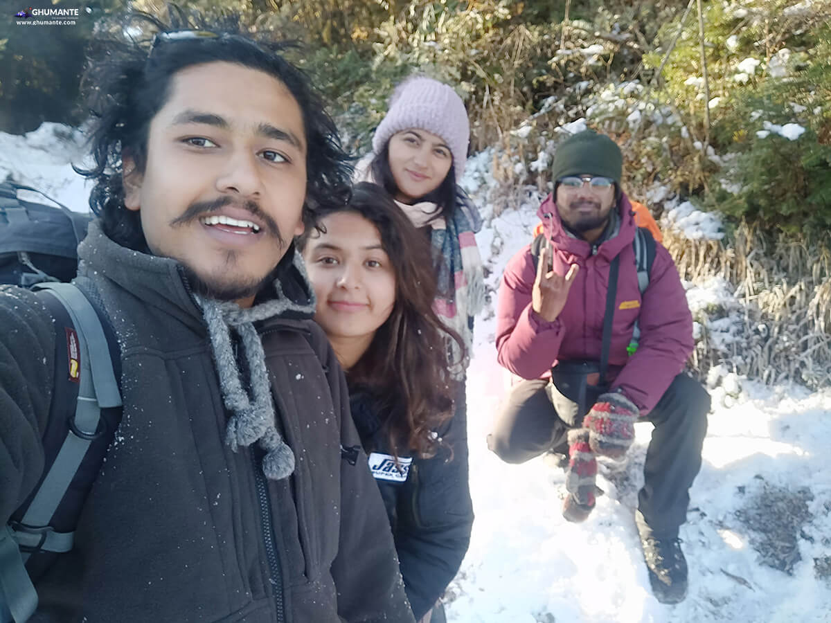 Snow Group Selfie Cheesse…………………………. :P